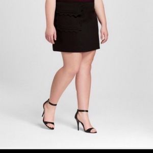 Victoria Beckham for target black mini skirt